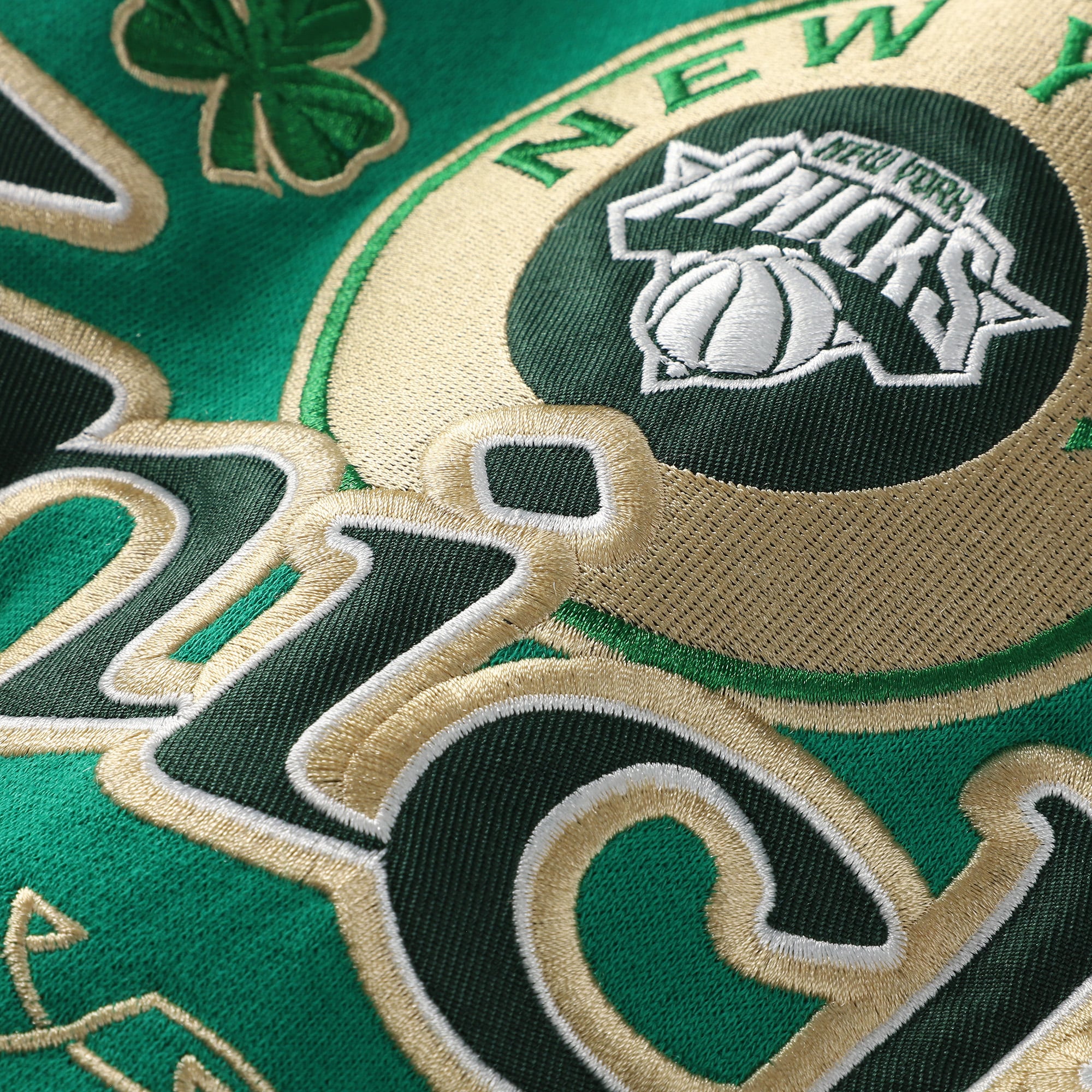 Sweat à capuche lacets McLucky Superior '47 Kelly Green New York Knicks pour homme